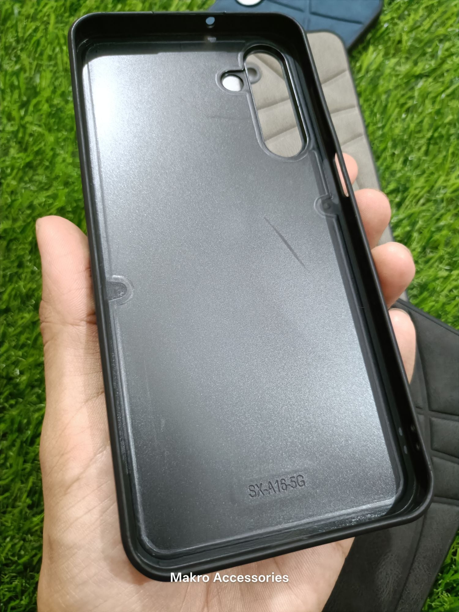 Samsung Galaxy A16 Soft Silicone Leather Puloka Design Back Cover