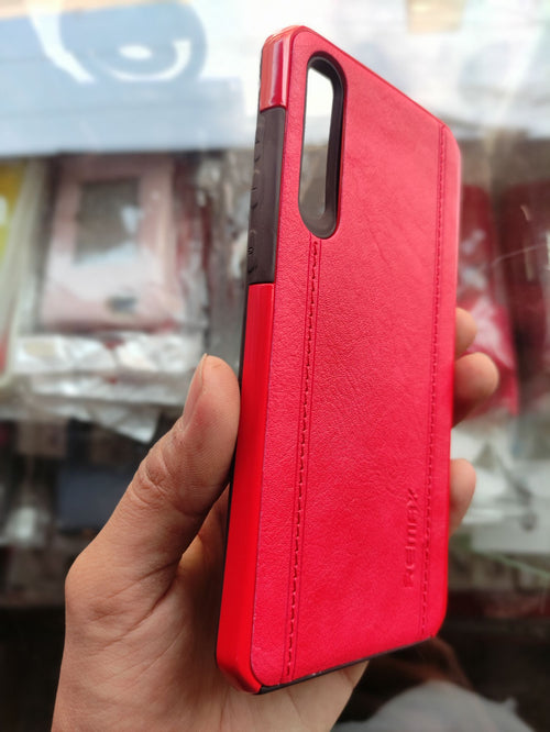 Huawei P20 Pro Shockproof Leather Silicone back cover