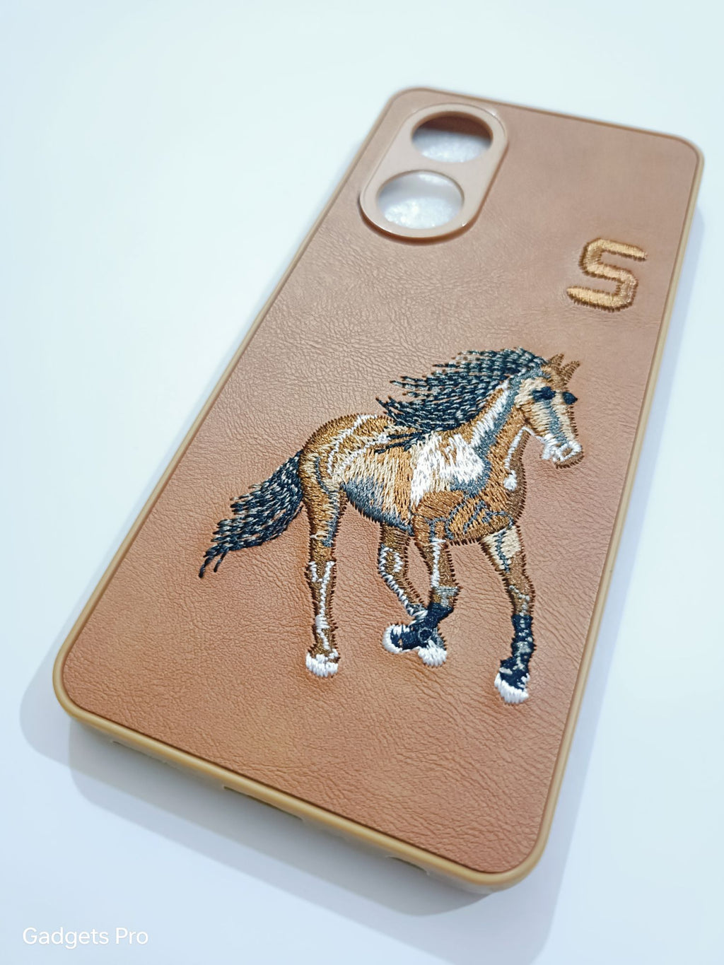 Oppo A58 4G Soft Silicone Embroidery Polo Design Back Cover