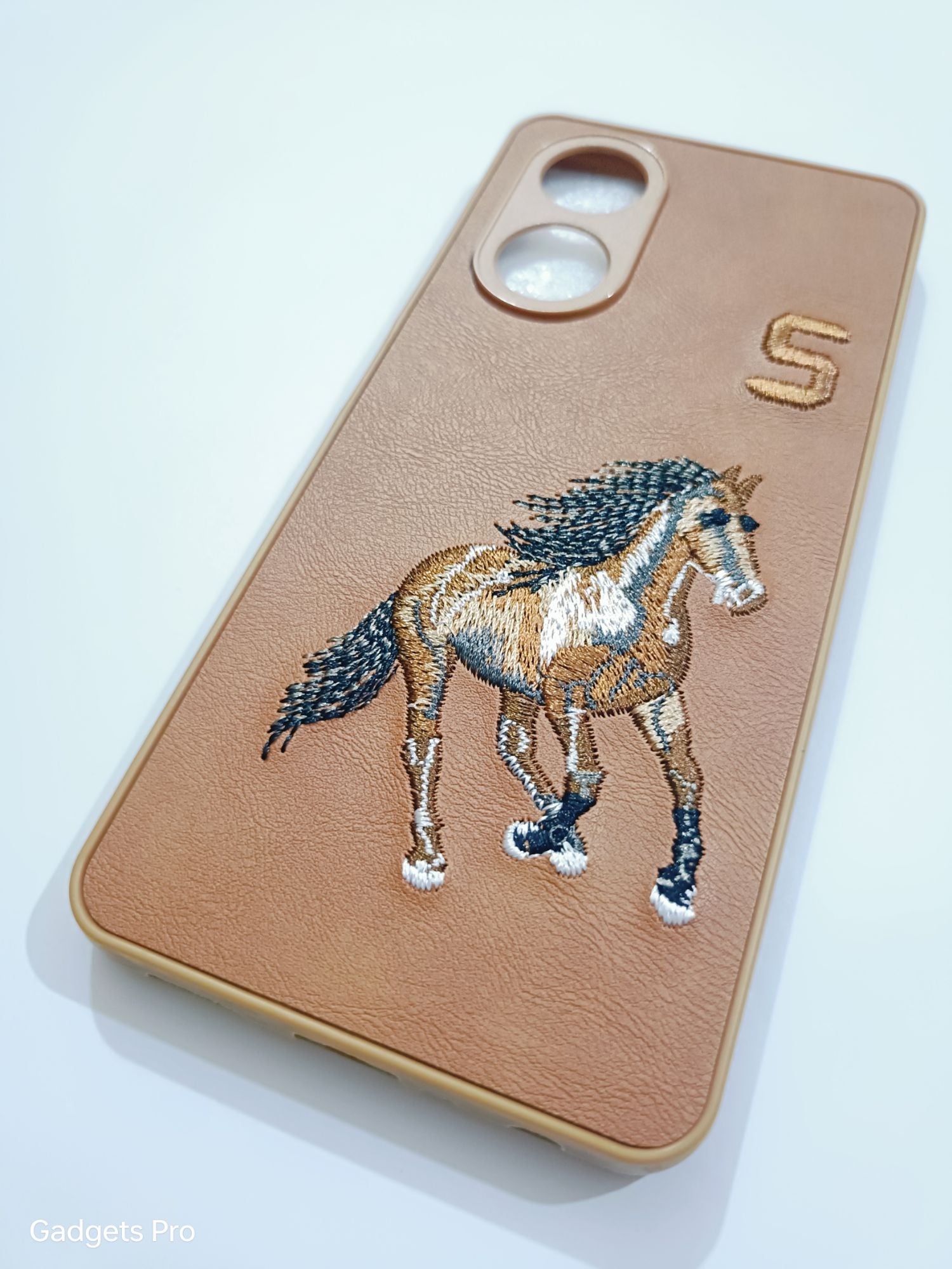 Oppo A58 4G Soft Silicone Embroidery Polo Design Back Cover