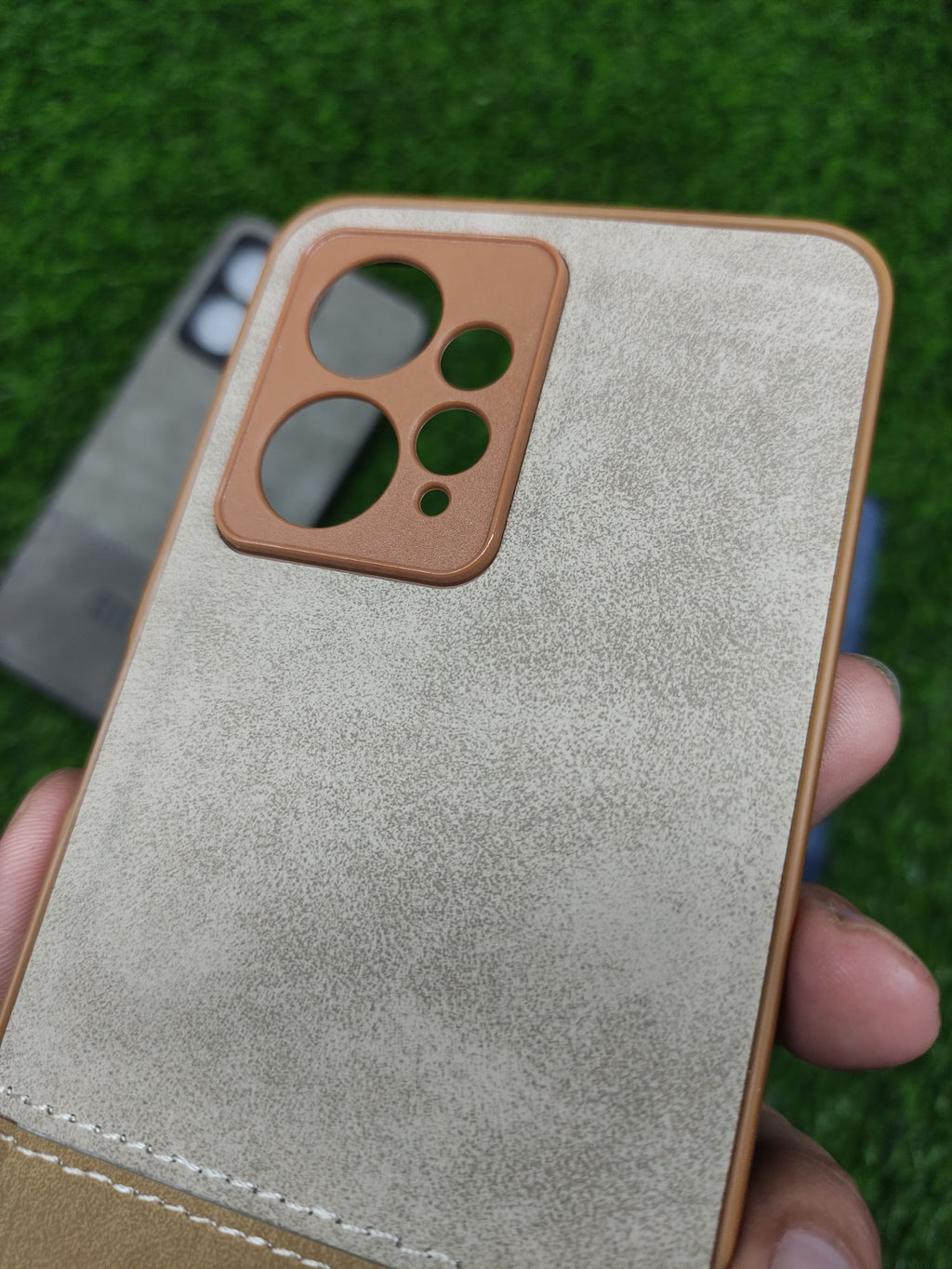 Redmi Note 12 4G PC Camera Protection Fabric Cloth Back Cover