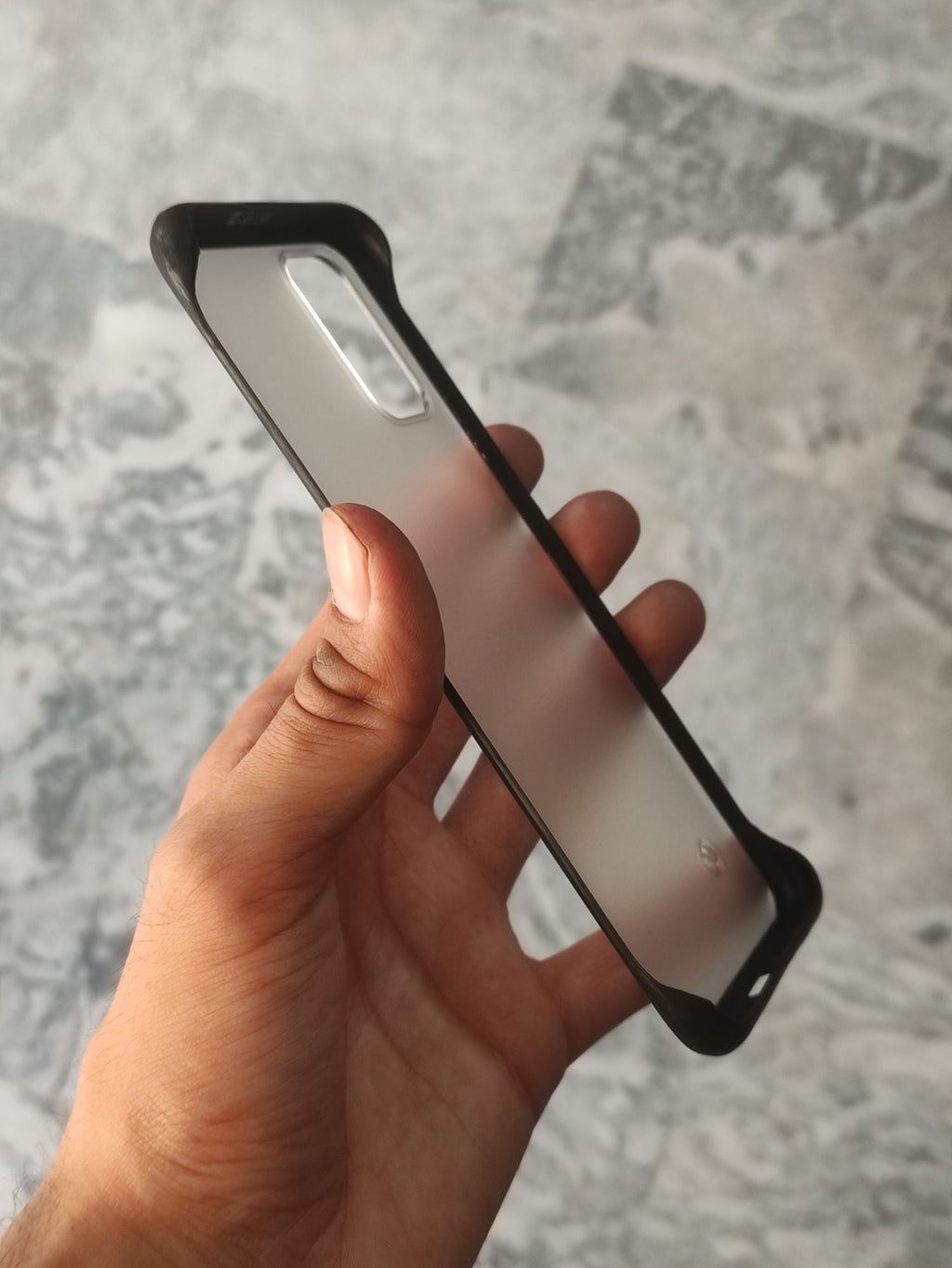 Oppo A52 Transparent Matt Frameless Back Cover