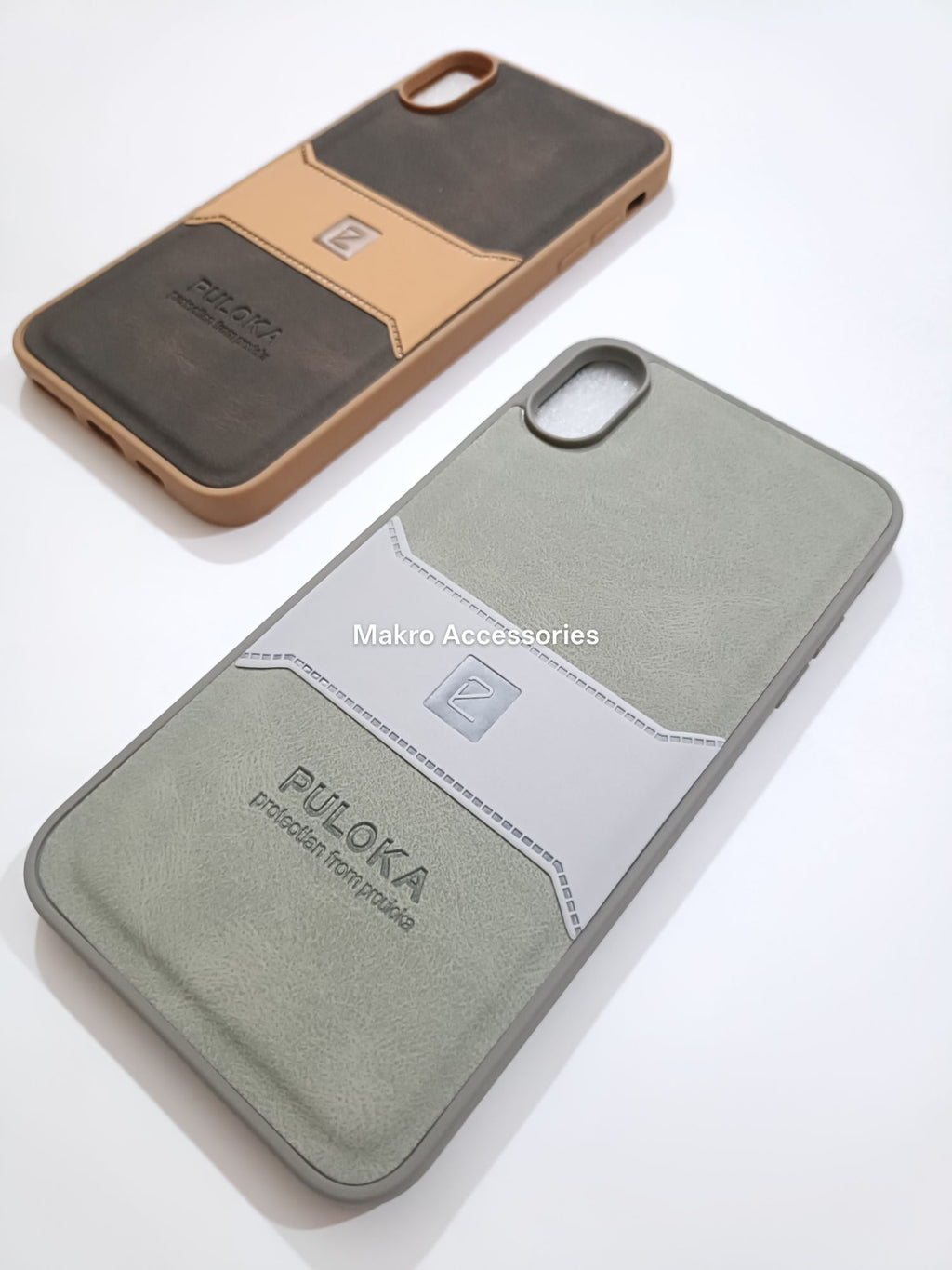 Iphone XS Max PU Leather Design Puloka Back Cover