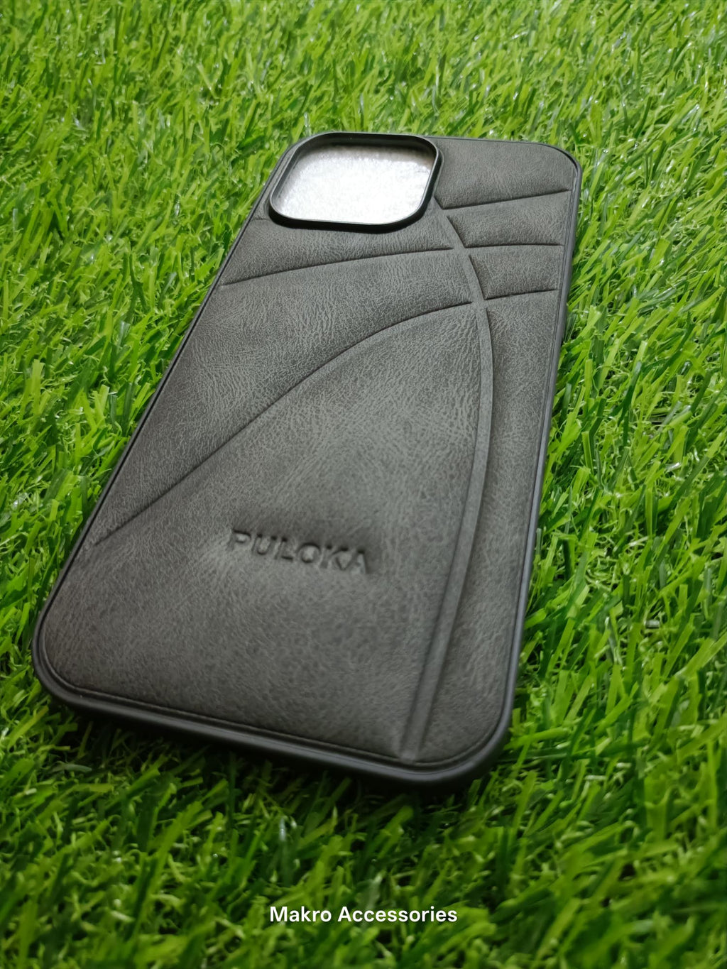 IPhone 12 Pro Max Soft Silicone Leather Puloka Design Back Cover