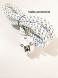 Iron Lead 1mm Copper Wire 8Feet Cotton Fabric Insulation