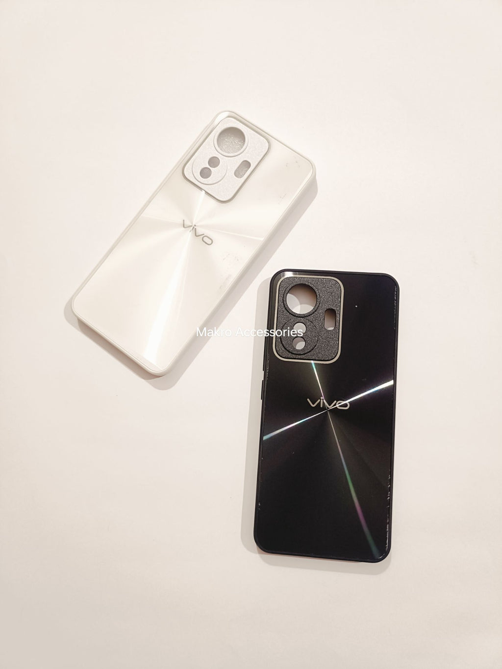 Vivo Y55 4G PC CD Pattern Reflective Soft Edges Back cover