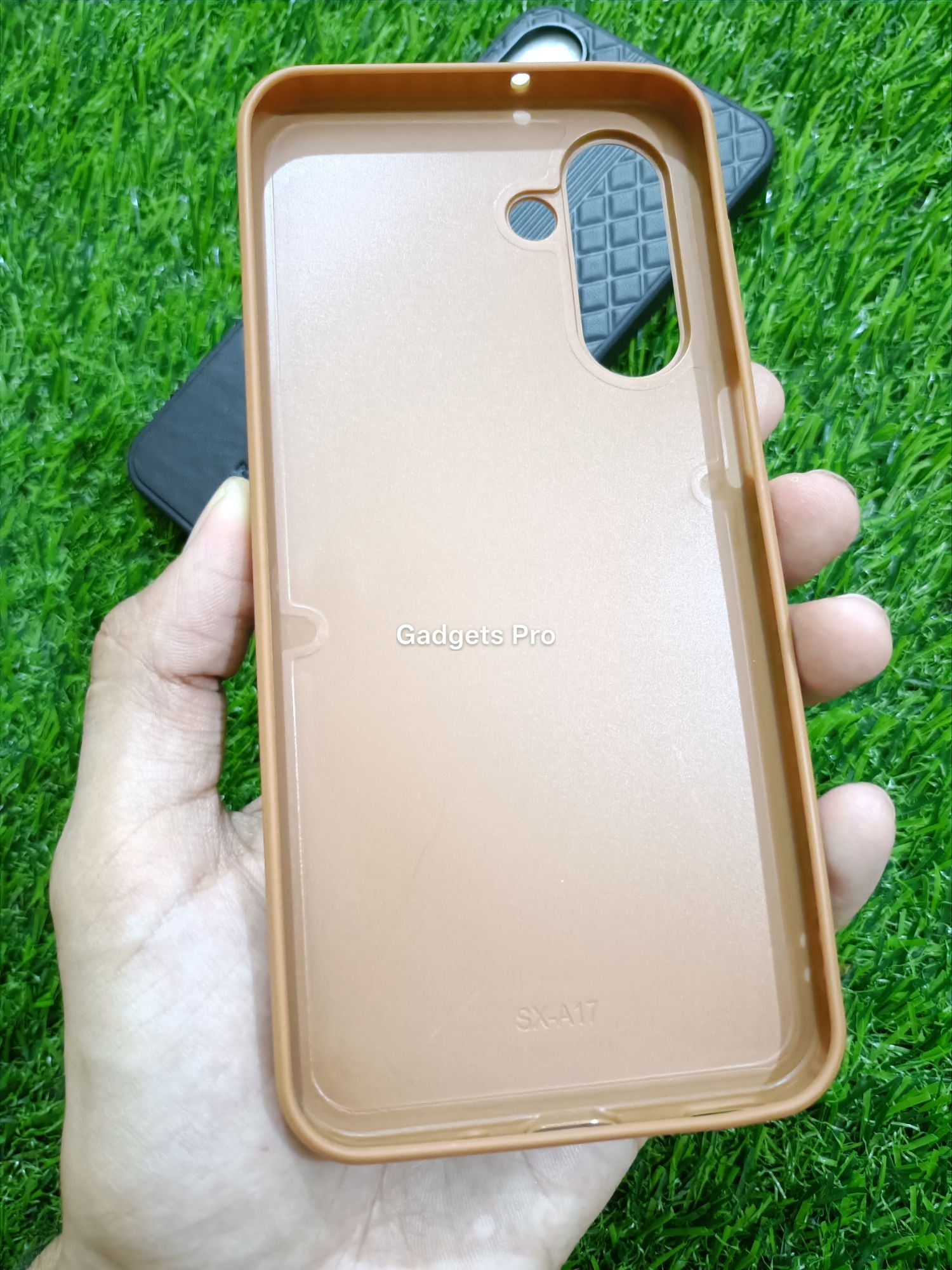 Samsung Galaxy A17 Soft Silicone PU Leather Design Polo Back Cover