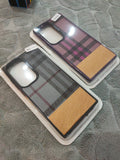 CASEPRO Samsung S23 Ultra PU Dual Tone Leather Back Case