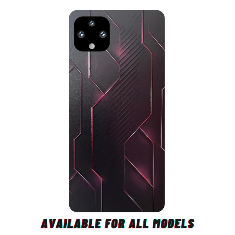 Google Pixel 4 XL 3D Emboss Abstract Art Full Back Skin Wrap