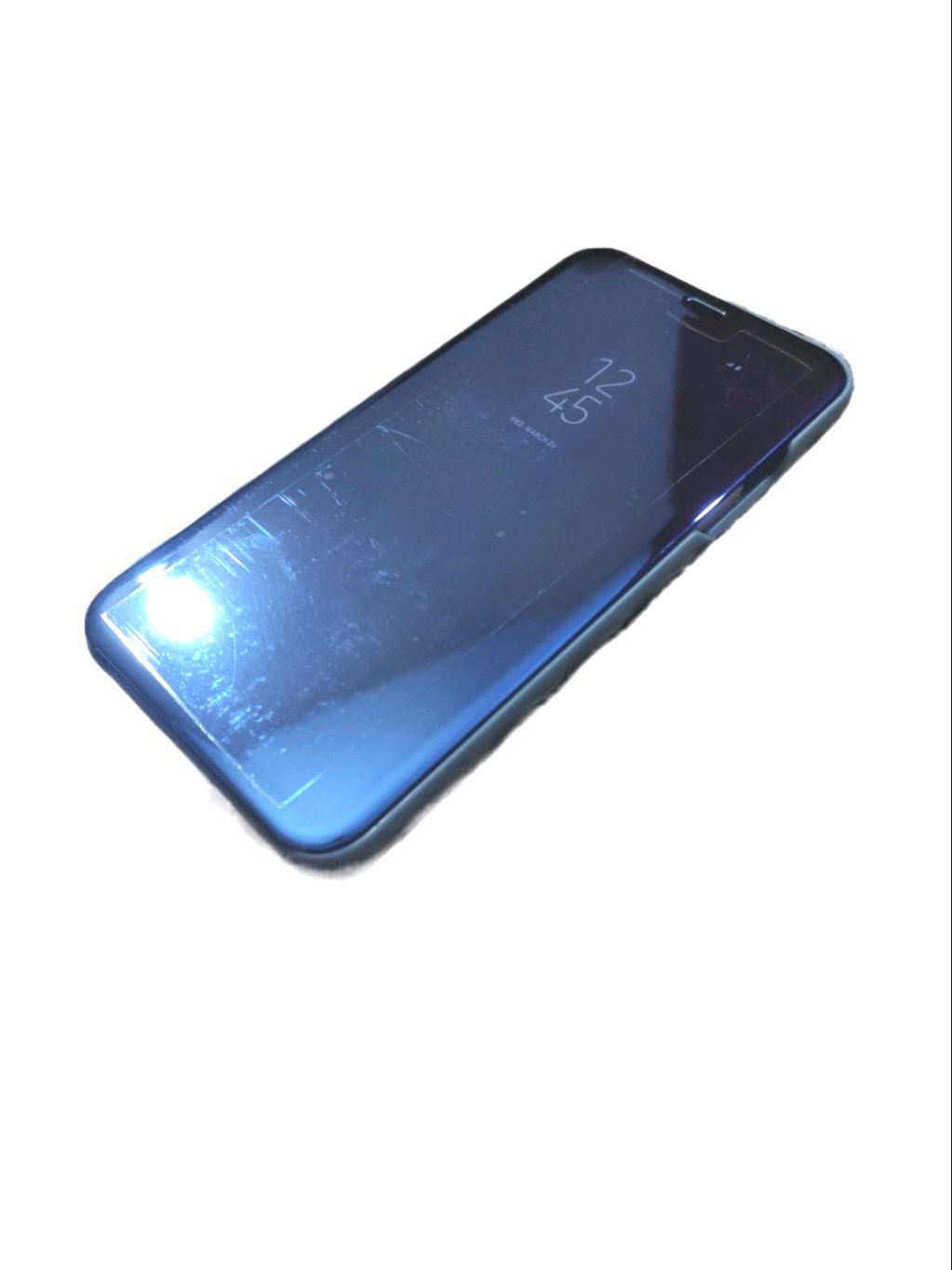 iPhone 11 Pro Max 6.5" PC Clear View Standing Flip Cover