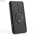Oppo Reno 10x Zoom Shockproof Dual Layer Metal Ring Back Cover