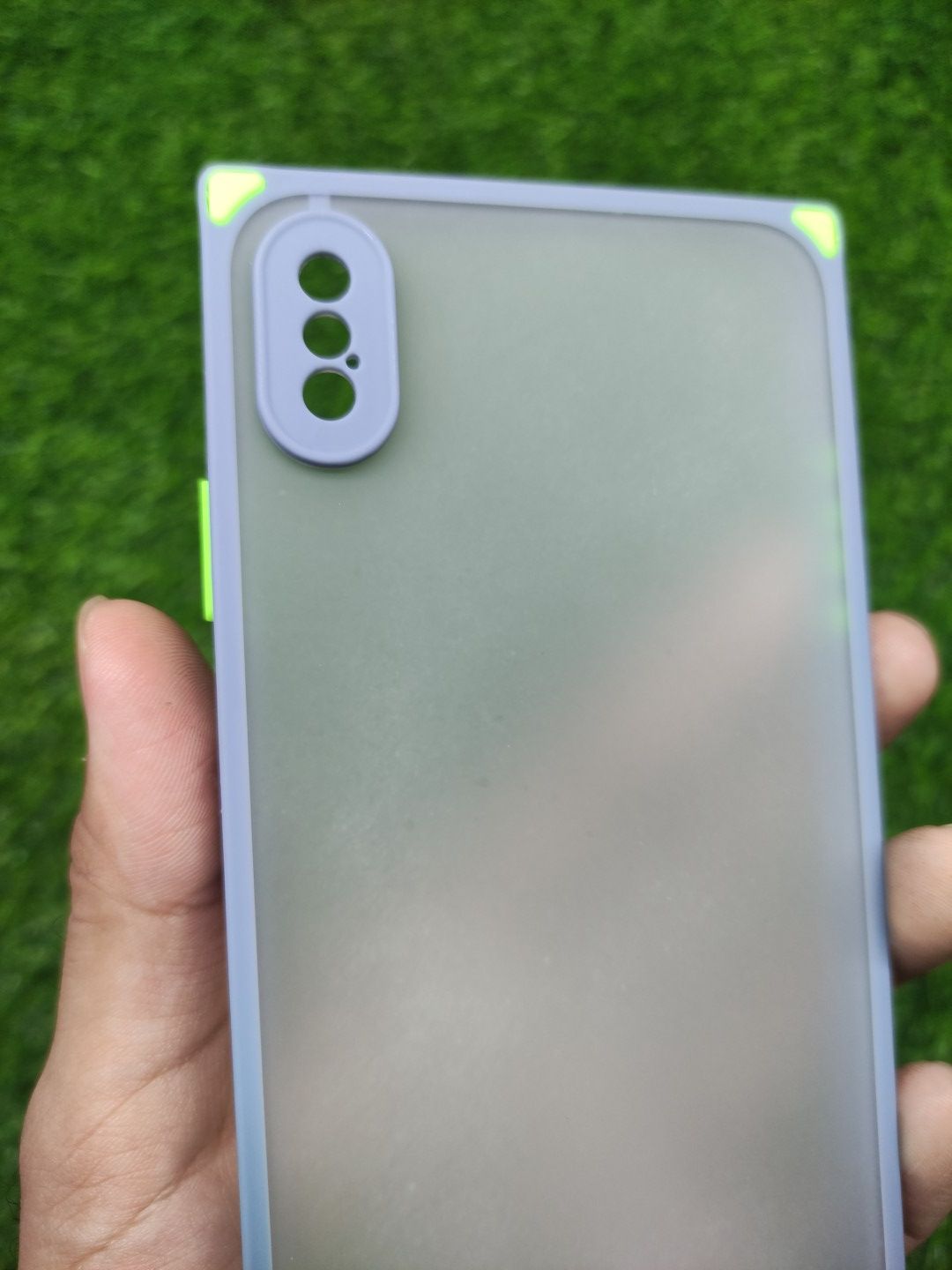 iPhone XS Max Matt Translucent Camera Protection Square Shaped back cover