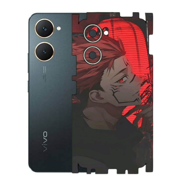 Vivo Y18 Carbon Fiber Texture Full Body Skin Wrap