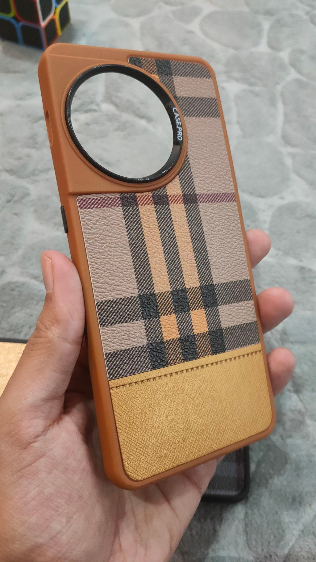 CASEPRO OnePlus 11 PU Dual Tone Leather Back Case