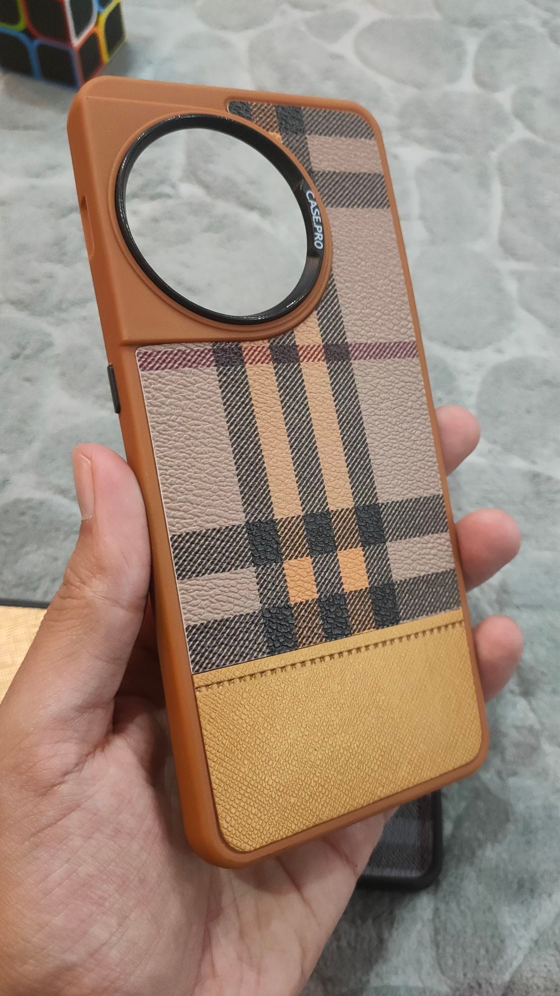 CASEPRO OnePlus 11 PU Dual Tone Leather Back Case