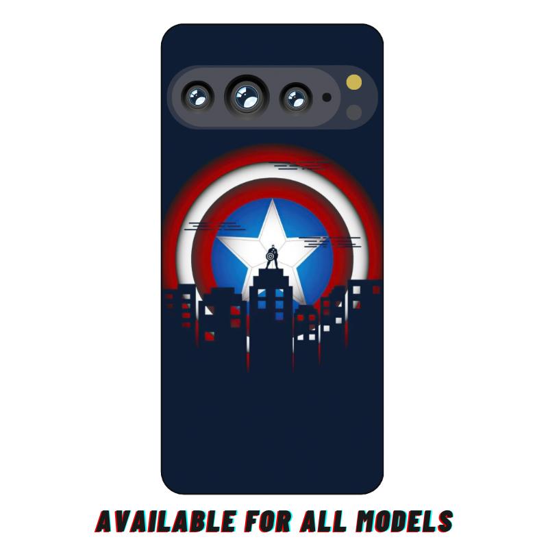 Google Pixel 9 Pro 3D Emboss Super Heroes Back Skin Wrap