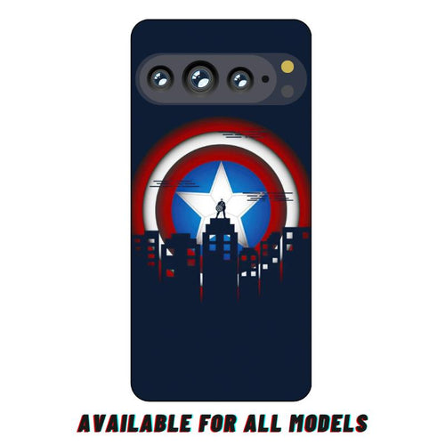 Google Pixel 9 Pro 3D Emboss Super Heroes Back Skin Wrap