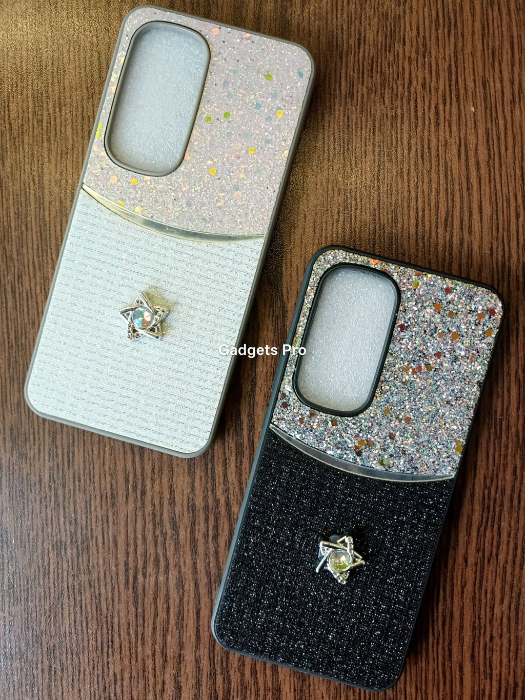 Tecno Spark 40 Pro Plus Fancy Soft Silicone Glitter Star Back Cover