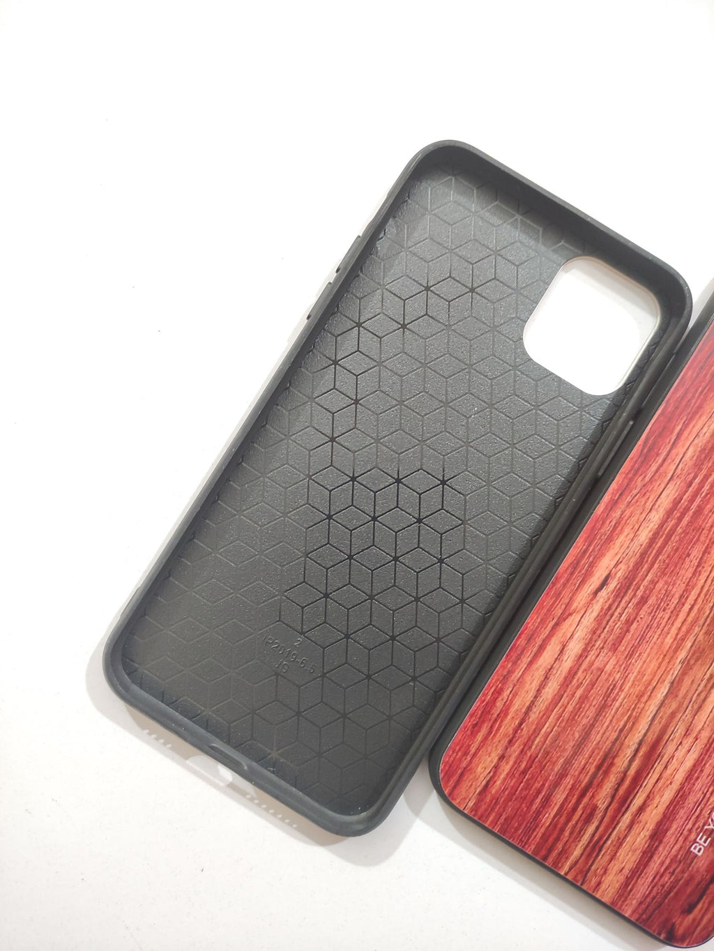 iPhone 11 Pro Real Tempered Glass Wood Design Back Cover