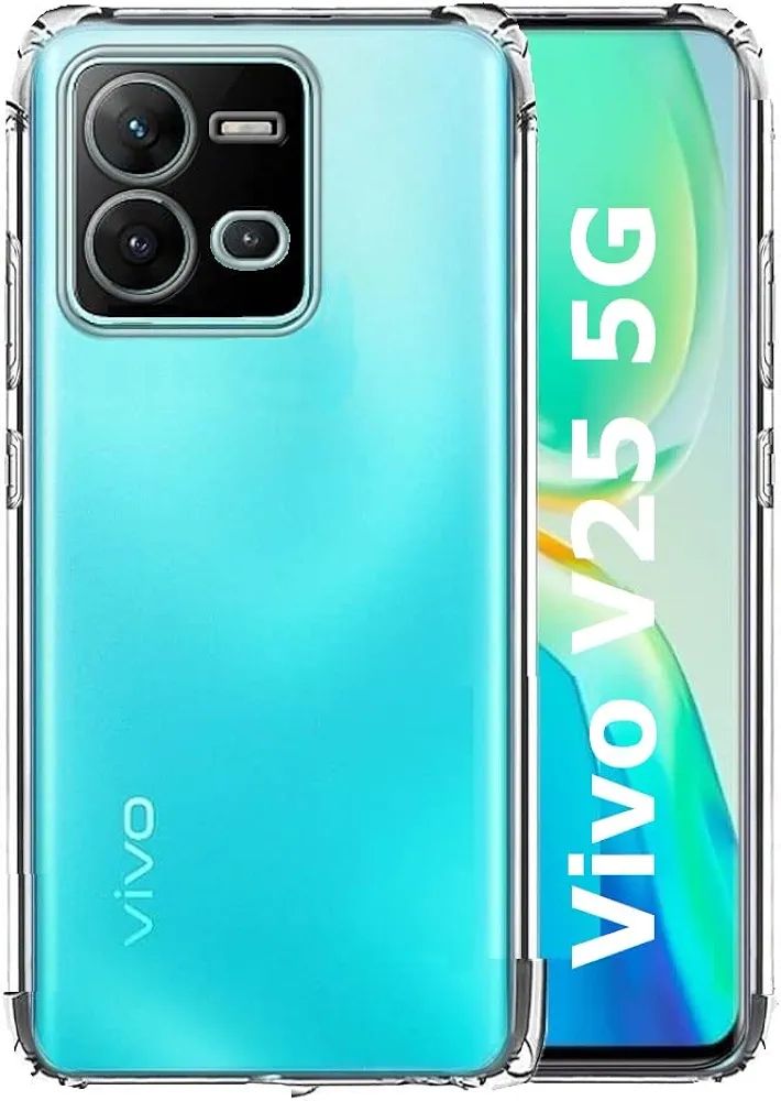 Vivo V25 5G Soft TPU Clear Corner Protection Back Cover