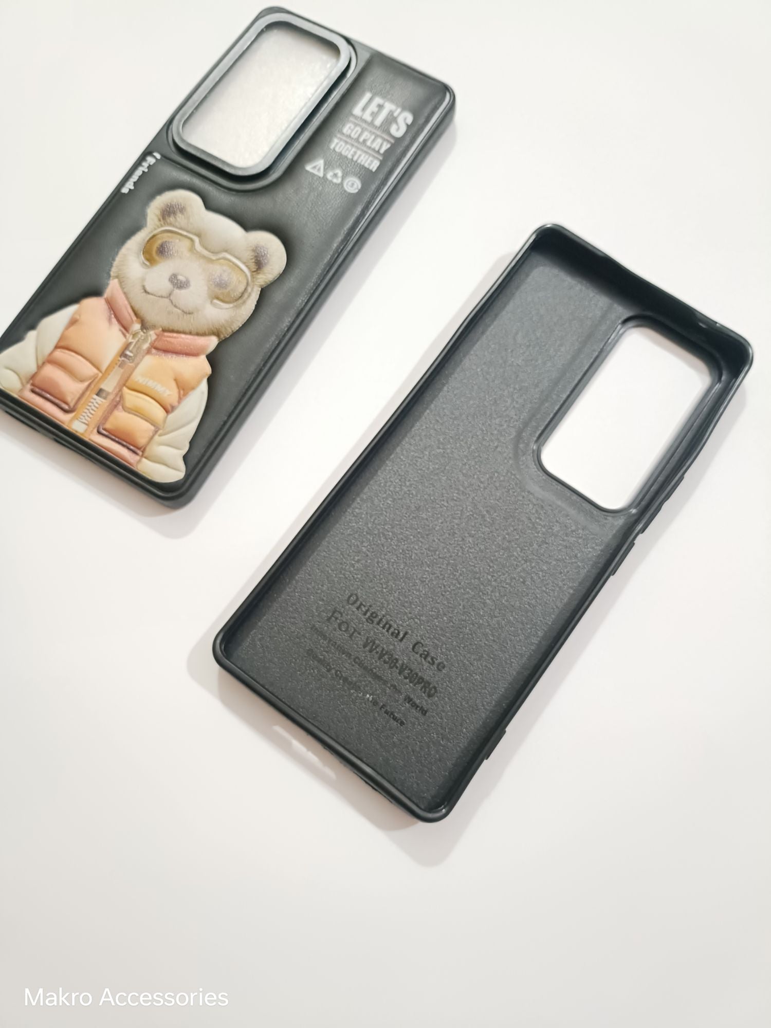 Vivo V30/V30 Pro Soft Silicone Polo Design Back Cover