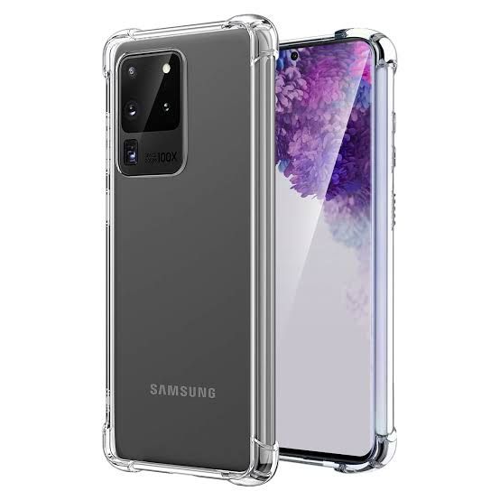 Samsung Galaxy S20 Ultra Soft TPU Clear Transparent Corner Protection Back Cover