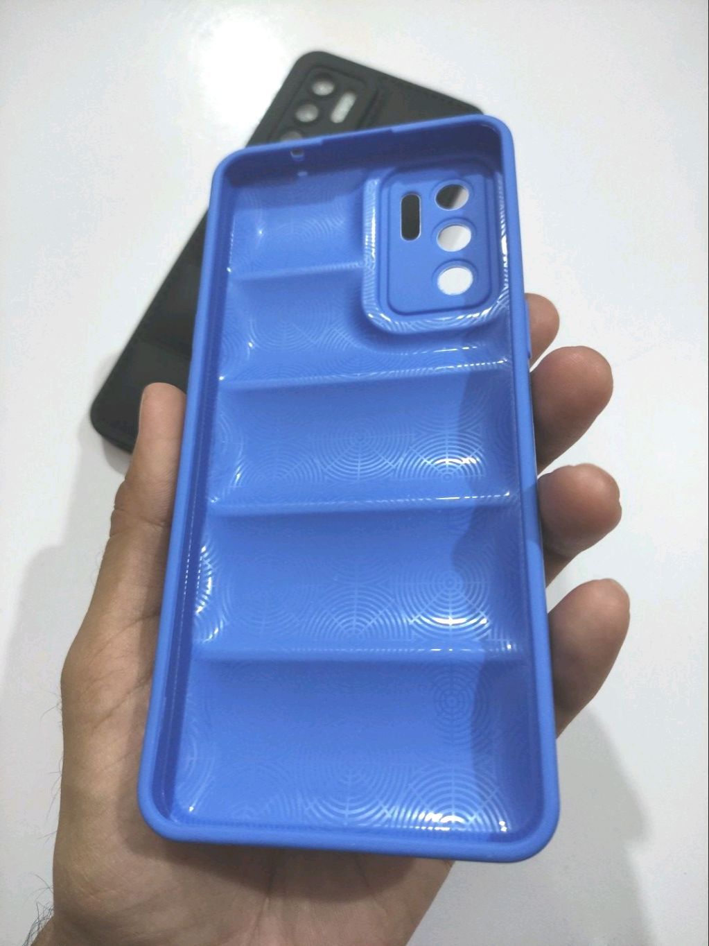 Oppo Reno 6 4G Soft Silicone Puffer Back Cover