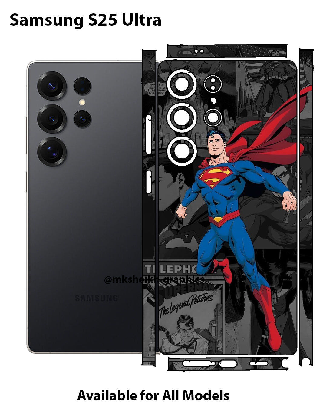 Samsung S25 Ultra Full Body Skin Wrap