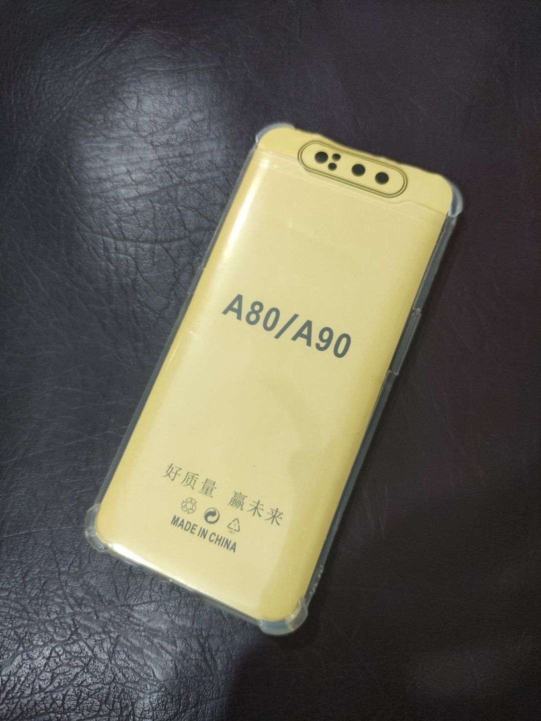 Samsung Galaxy A80/A90 Soft TPU Clear Transparent Back Cover