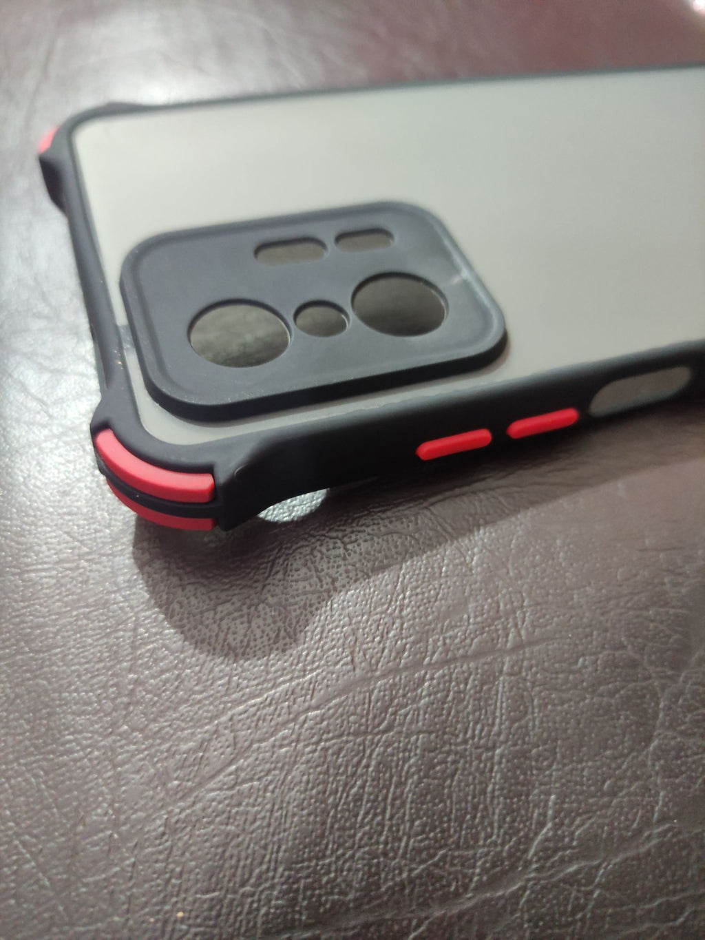 Xaiomi MI 11T Pro Matt Camera Protection Colour button back cover