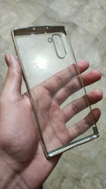 Samsung Galaxy Note 10 Clear Chrome Back Case Cover