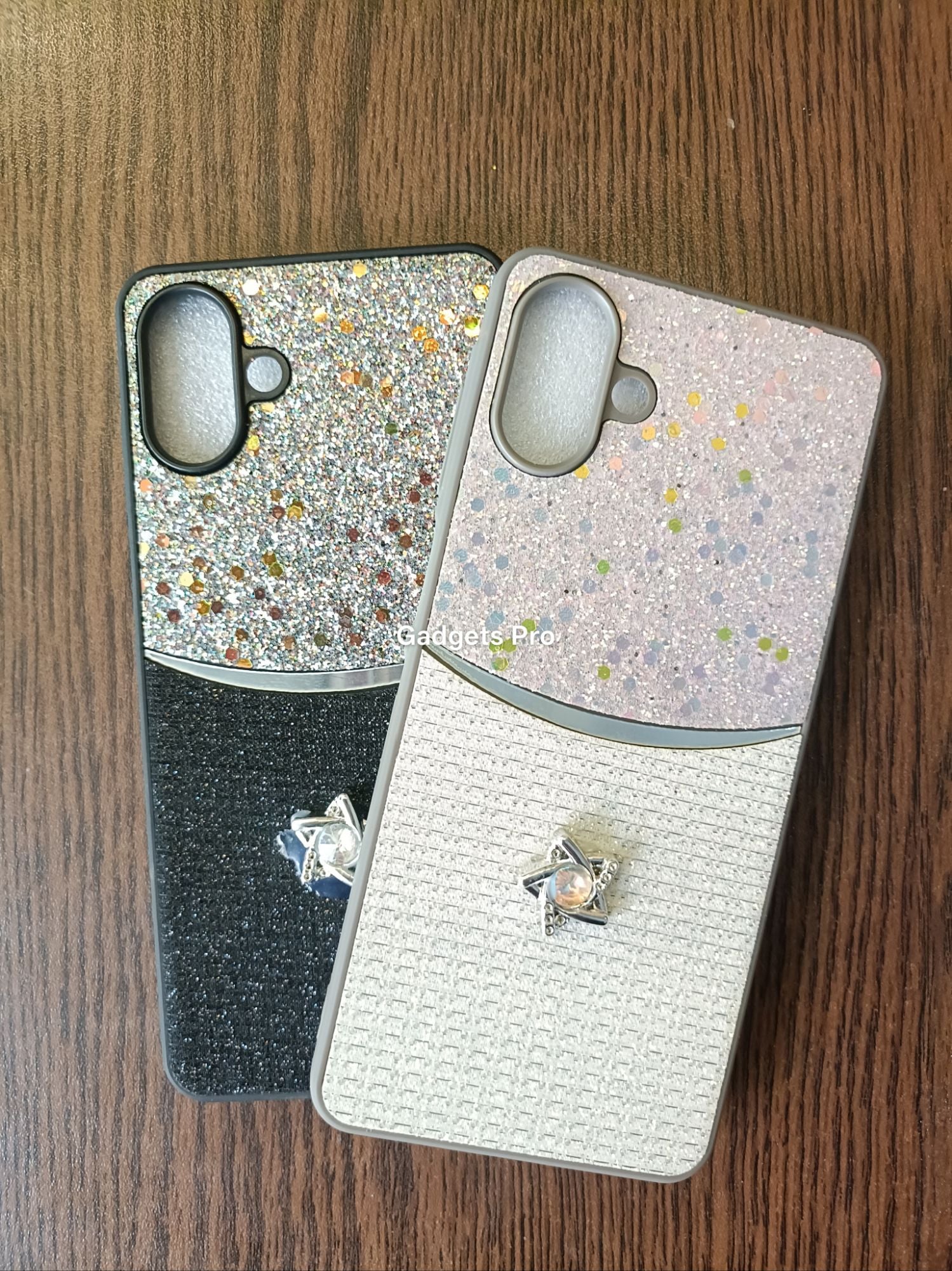 Samsung Galaxy A07 Fancy Soft Silicone Glitter Star Back Cover