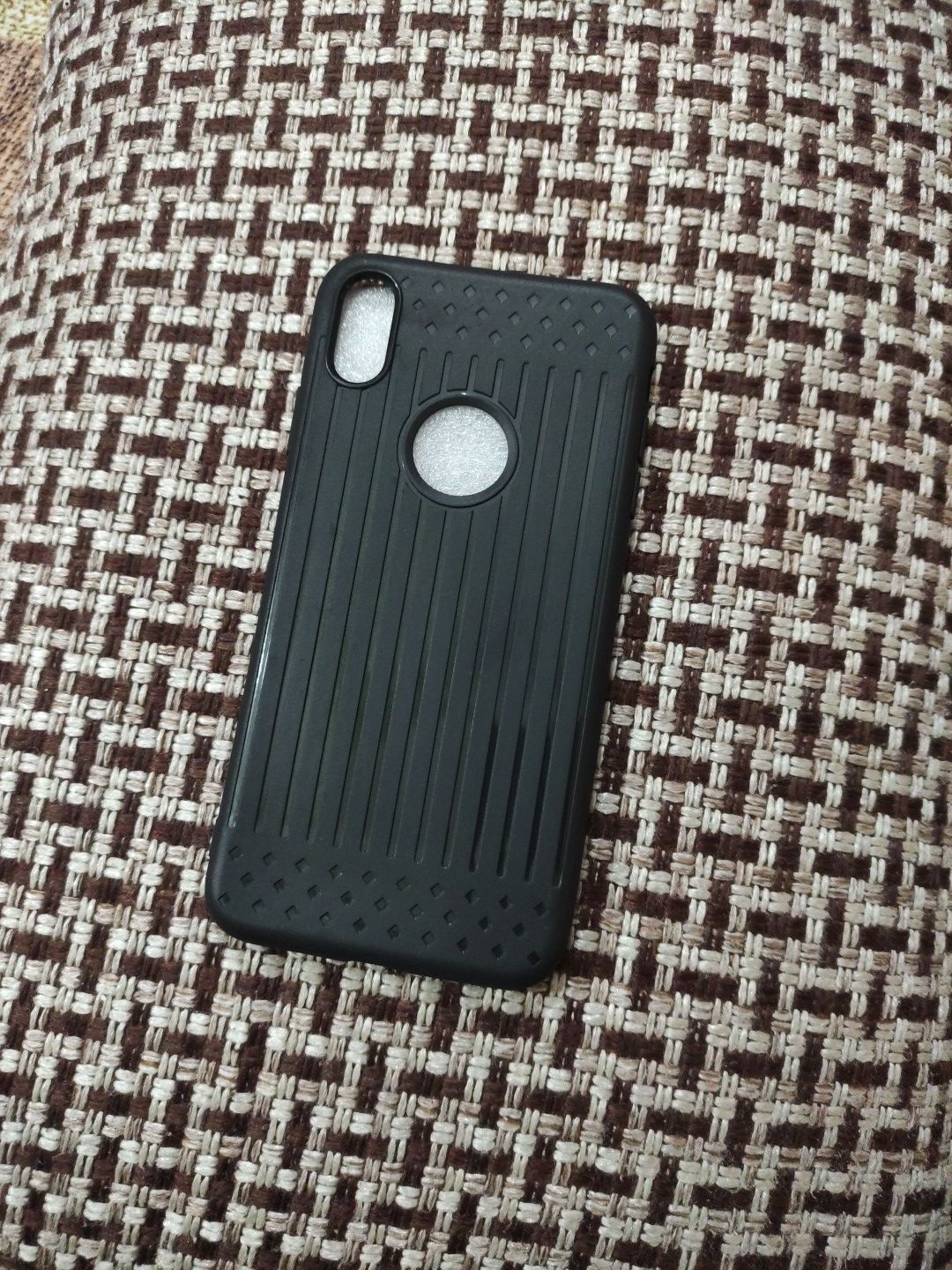 iPhone XS Max Soft Silicone Texture Back Cover