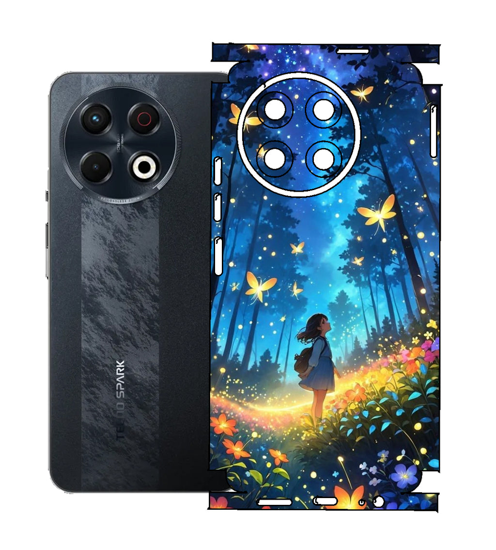 Tecno Spark 30 Pro Print Back Full Body Skin Wrap