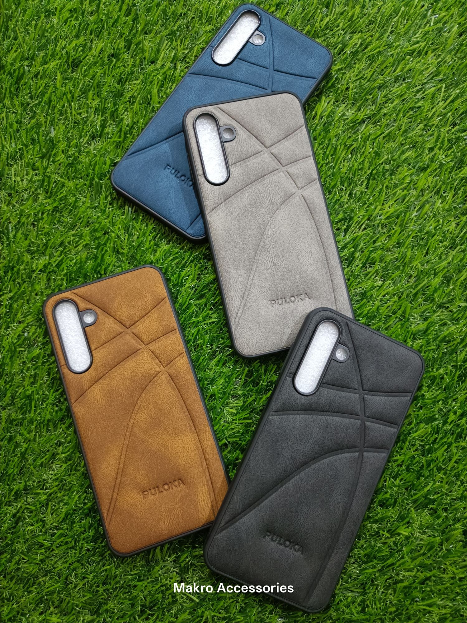 Samsung Galaxy A16 Soft Silicone Leather Puloka Design Back Cover