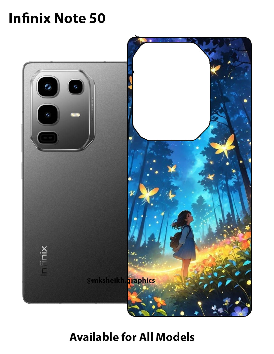 Infinix Note 50 Pro Print Back Skin Wrap