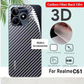 Realme C61 Premium Quality Clear Carbon Fiber Back Sheet