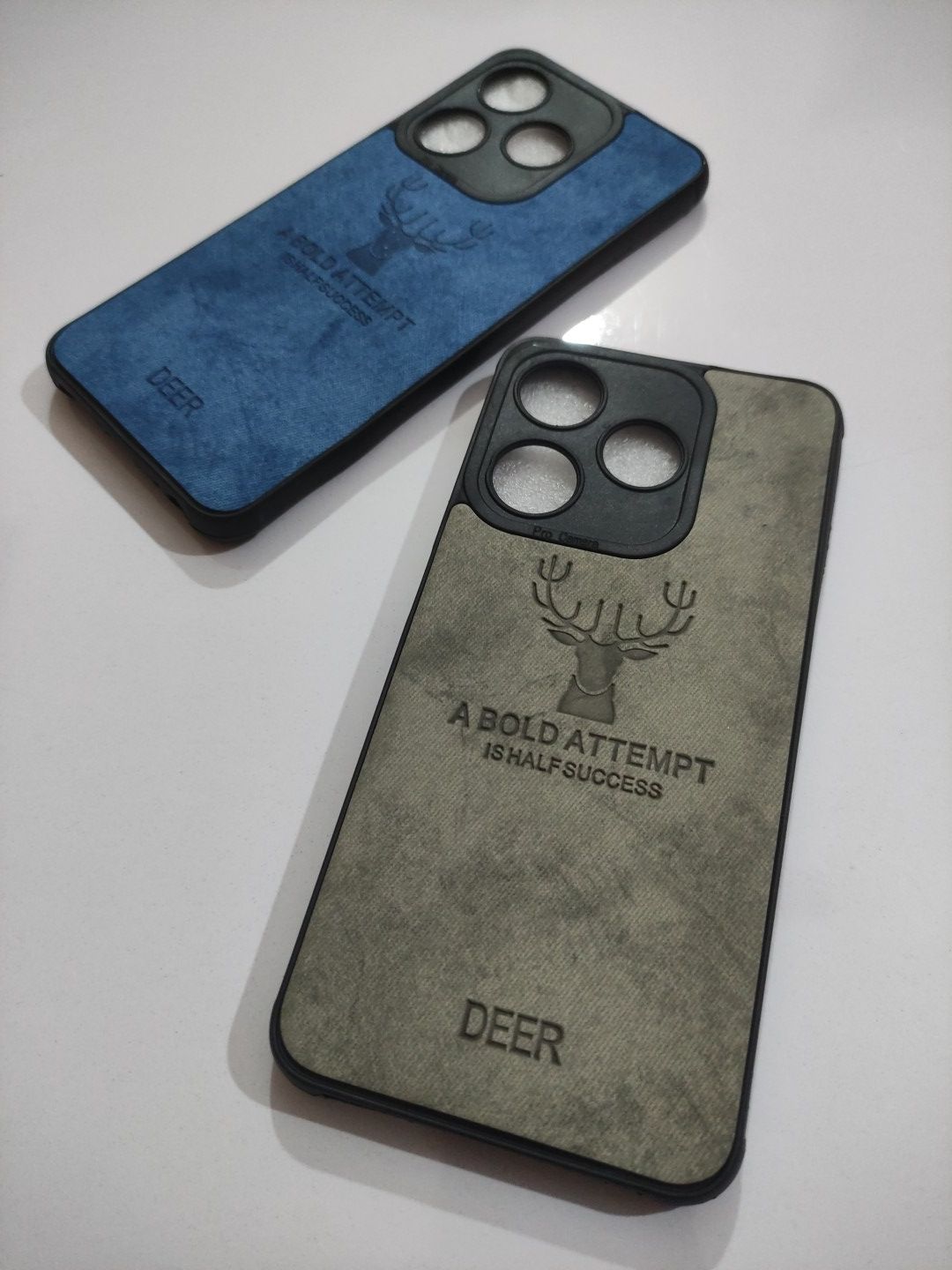 Tecno Spark 10C Soft Silicone Deer Fabric Back Cover
