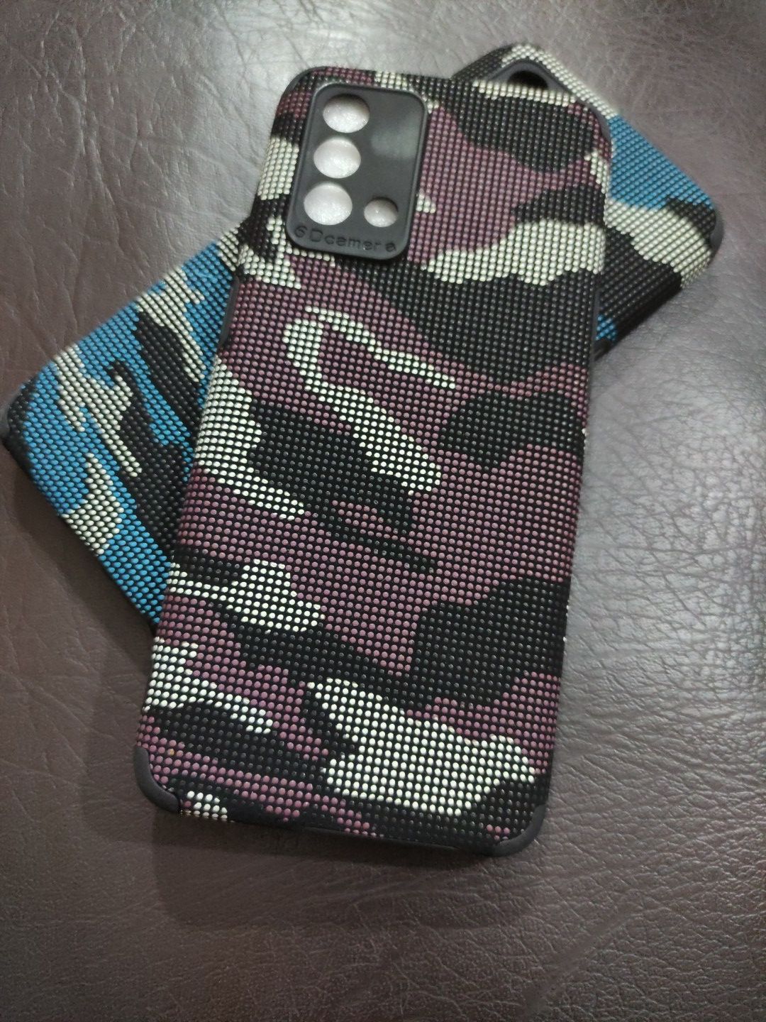Oppo F19 Soft Silicone Camera Protection Tecture Design Back Cover