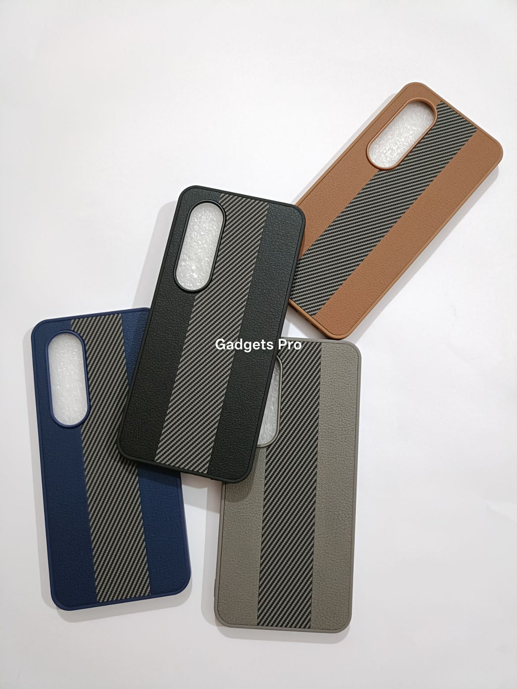 Itel S25 PU Carbon Fiber Design Back Cover