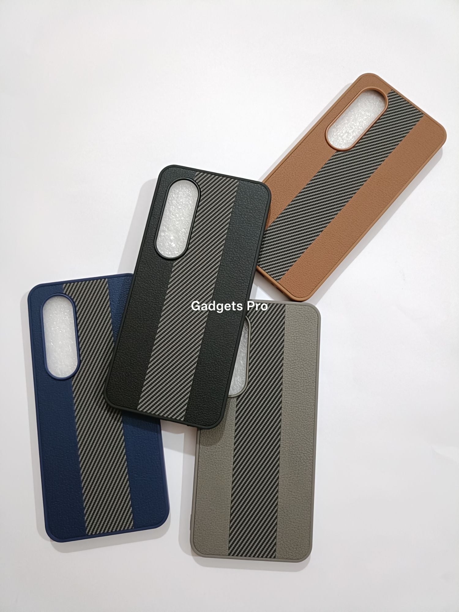 Itel S25 PU Carbon Fiber Design Back Cover