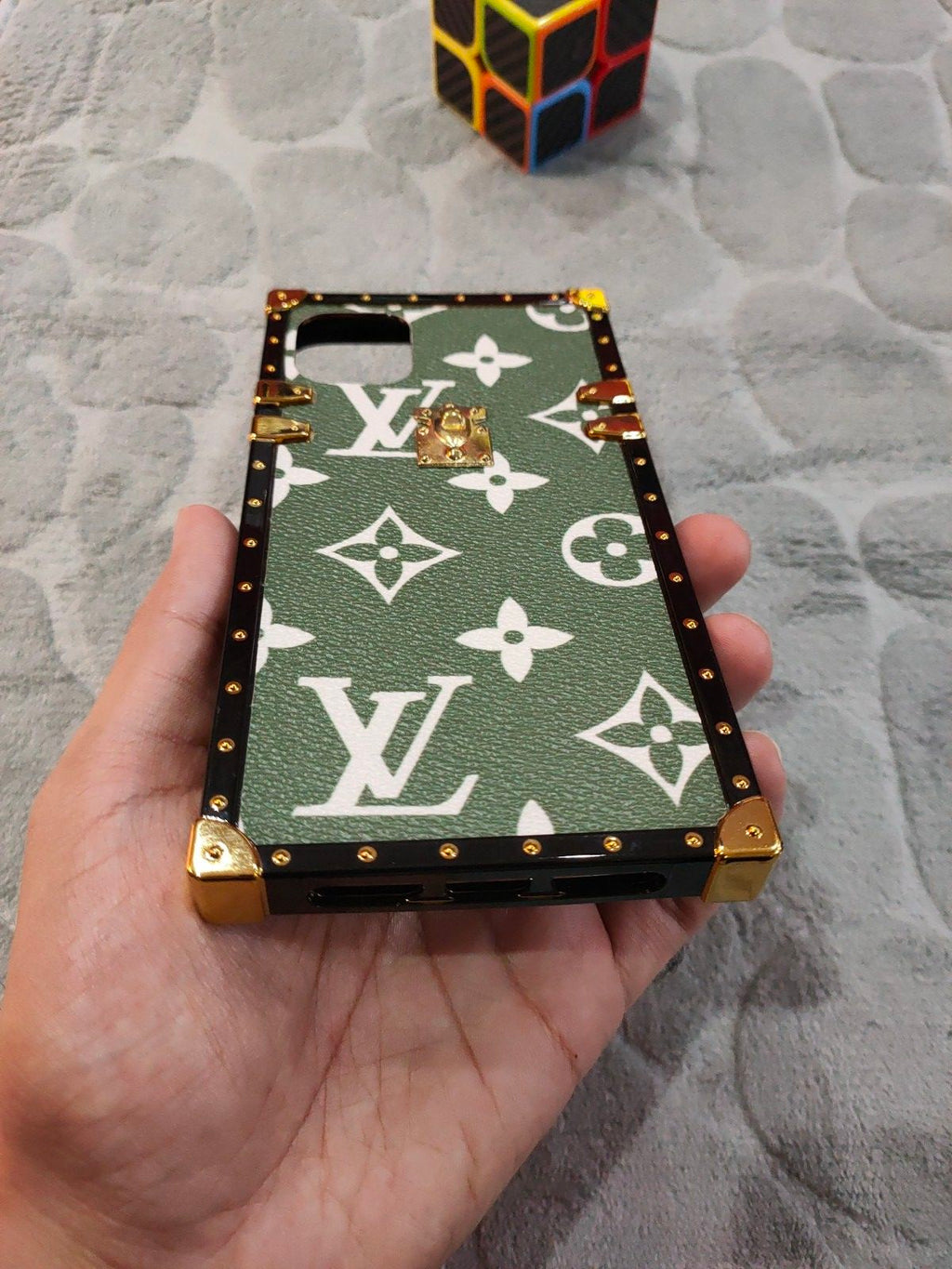 iPhone 11 Louis Vuitton Golden Fancy Back Cover