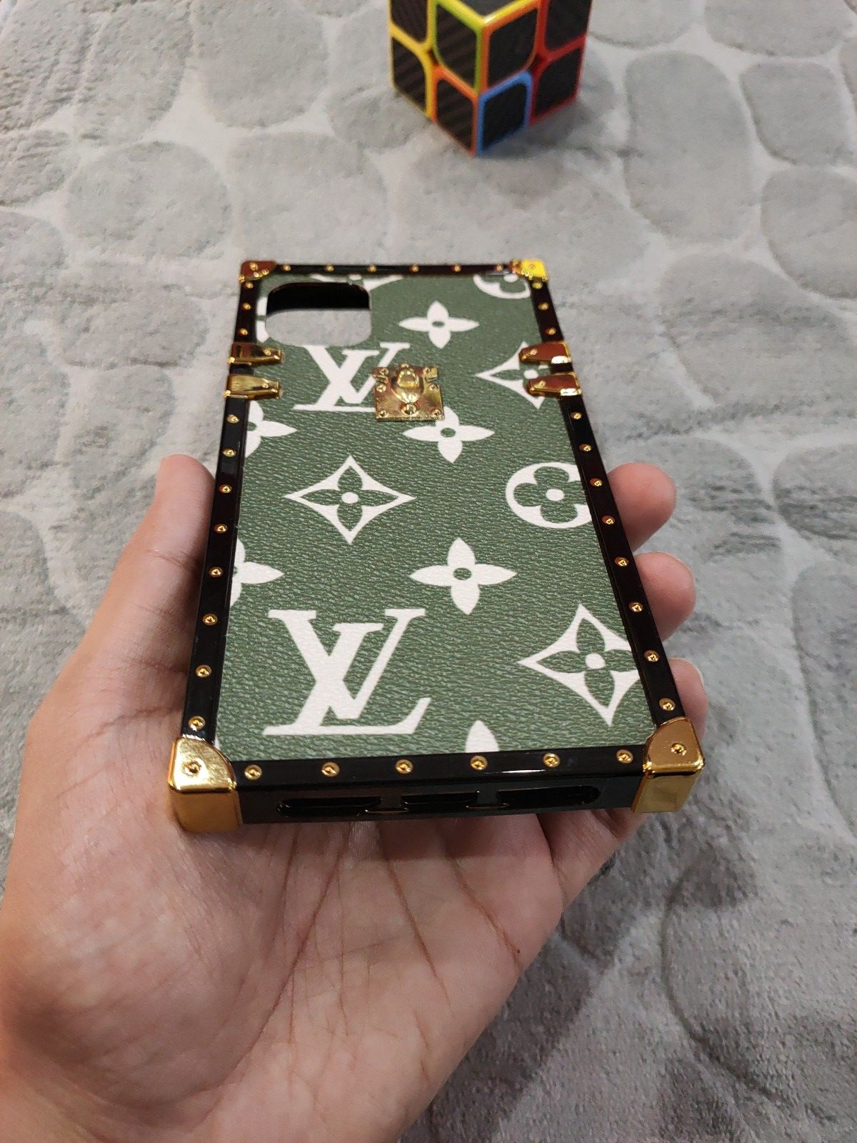 iPhone 11 Louis Vuitton Golden Fancy Back Cover