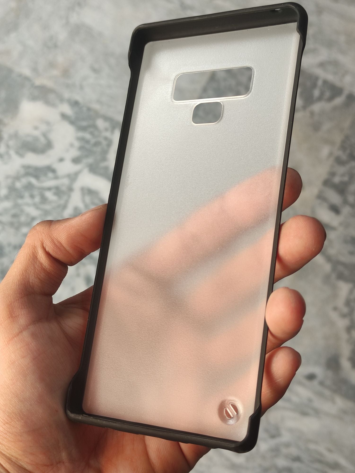 Samsung Galaxy Note 9 Transparent Matt Frameless Back Cover
