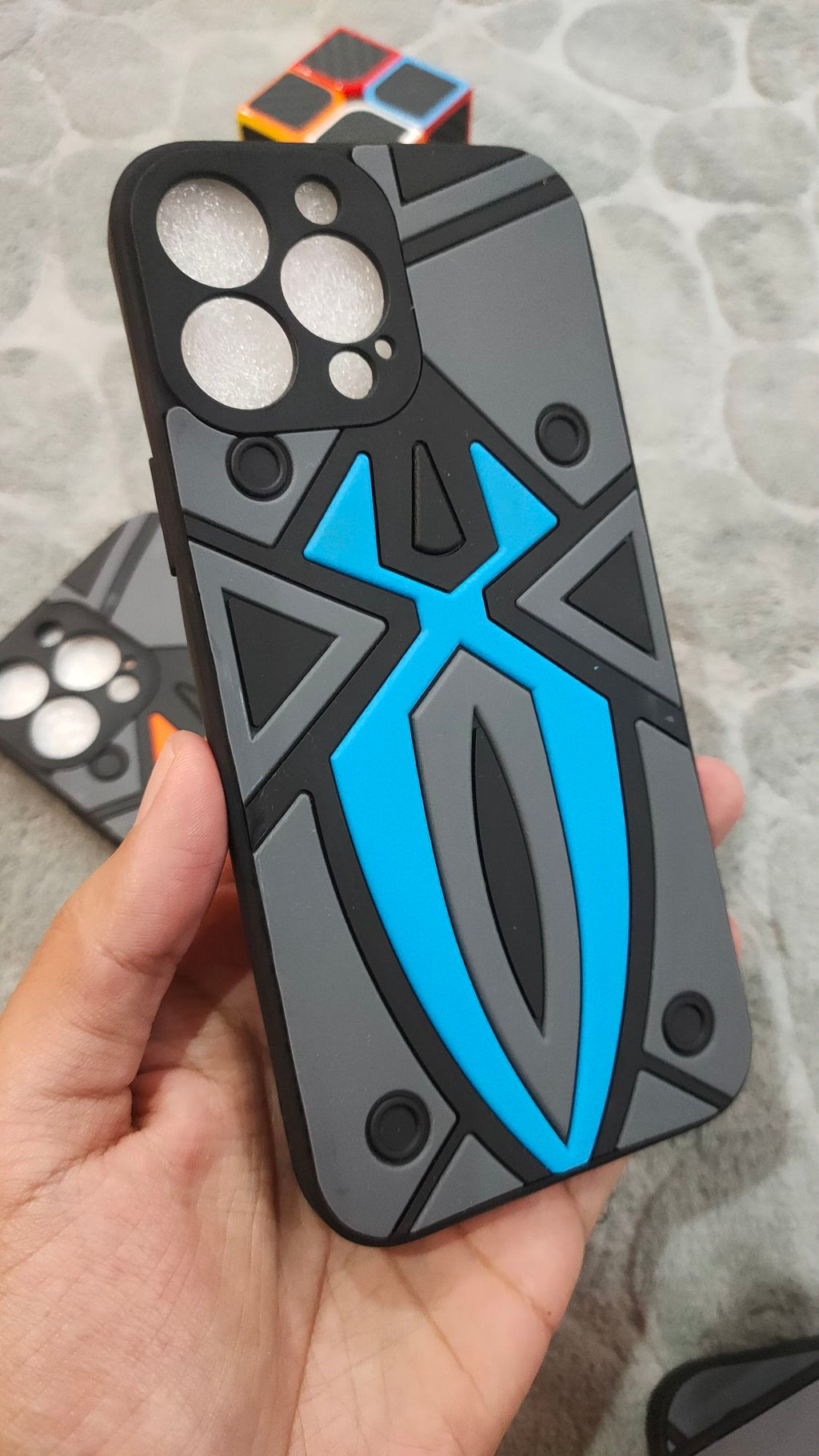 iPhone 13 Pro Max Shockproof Spider Design Rugged Back Case