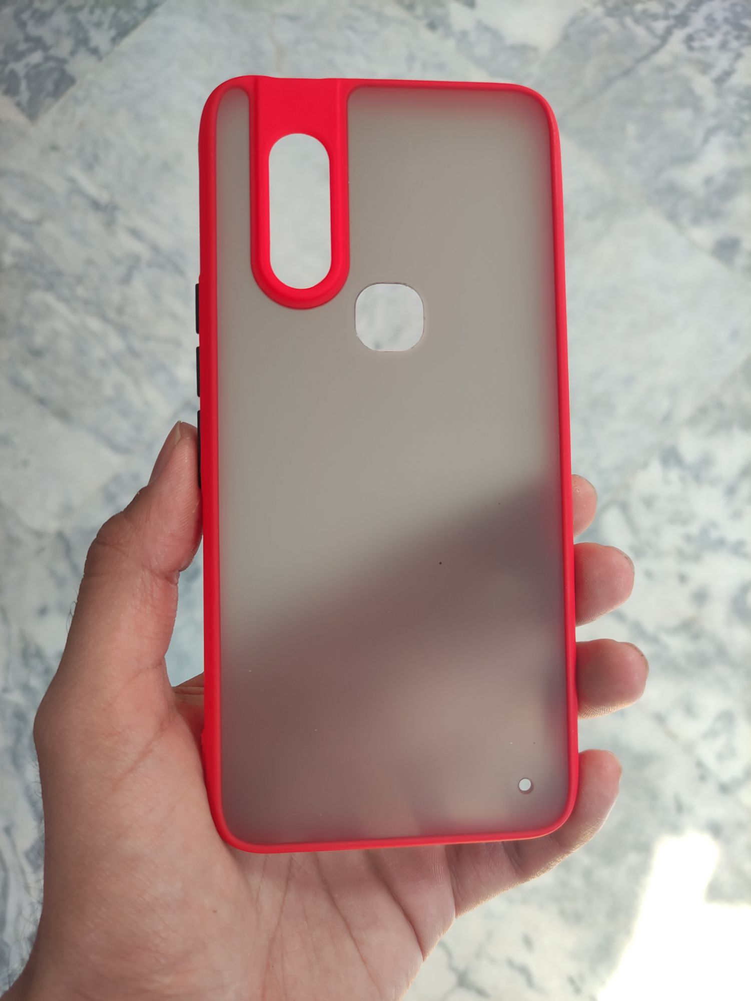 Infinix S5 Pro Matt Colour Button back cover