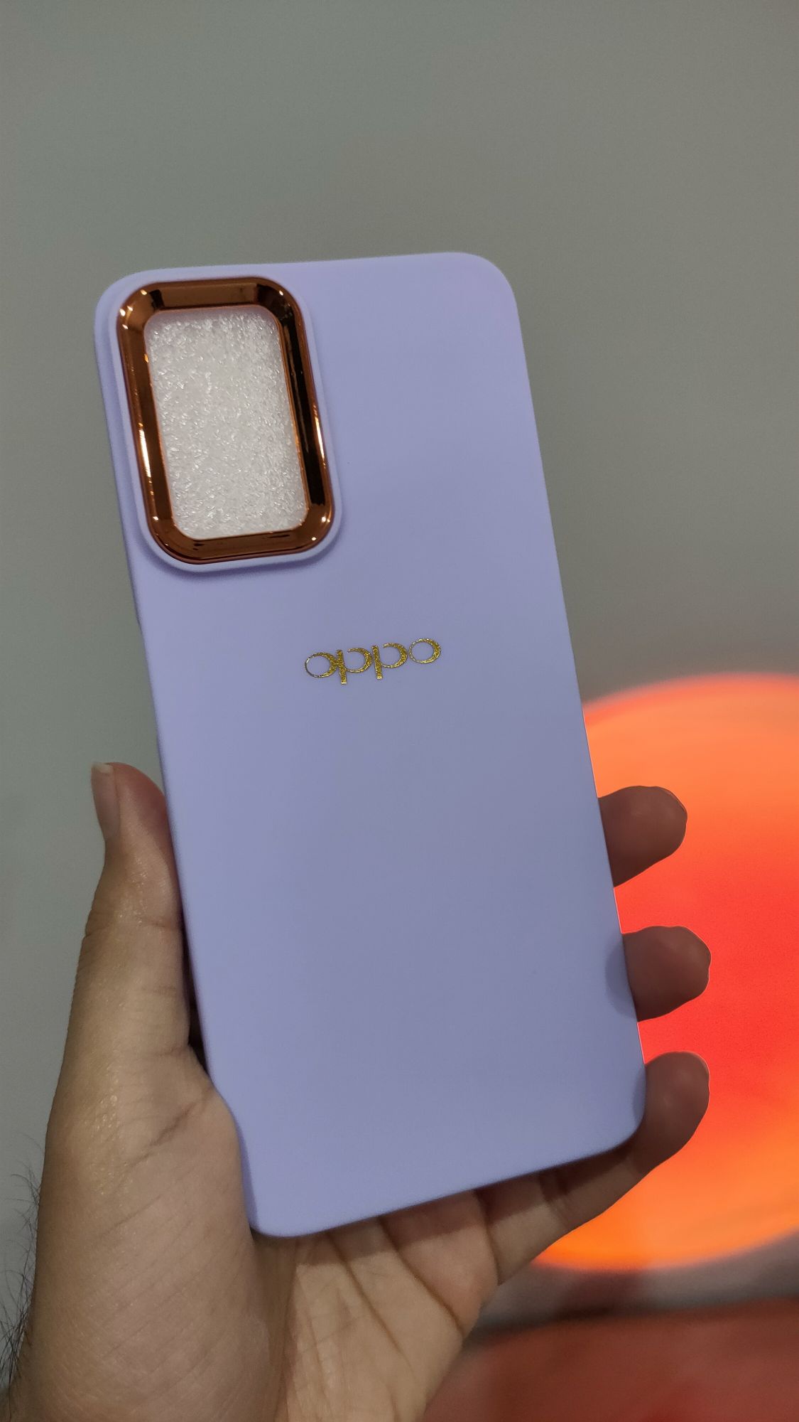Oppo A76/A96/Real me 9i Premium Quality Camera Protection Ring Soft Silicone Back Cover