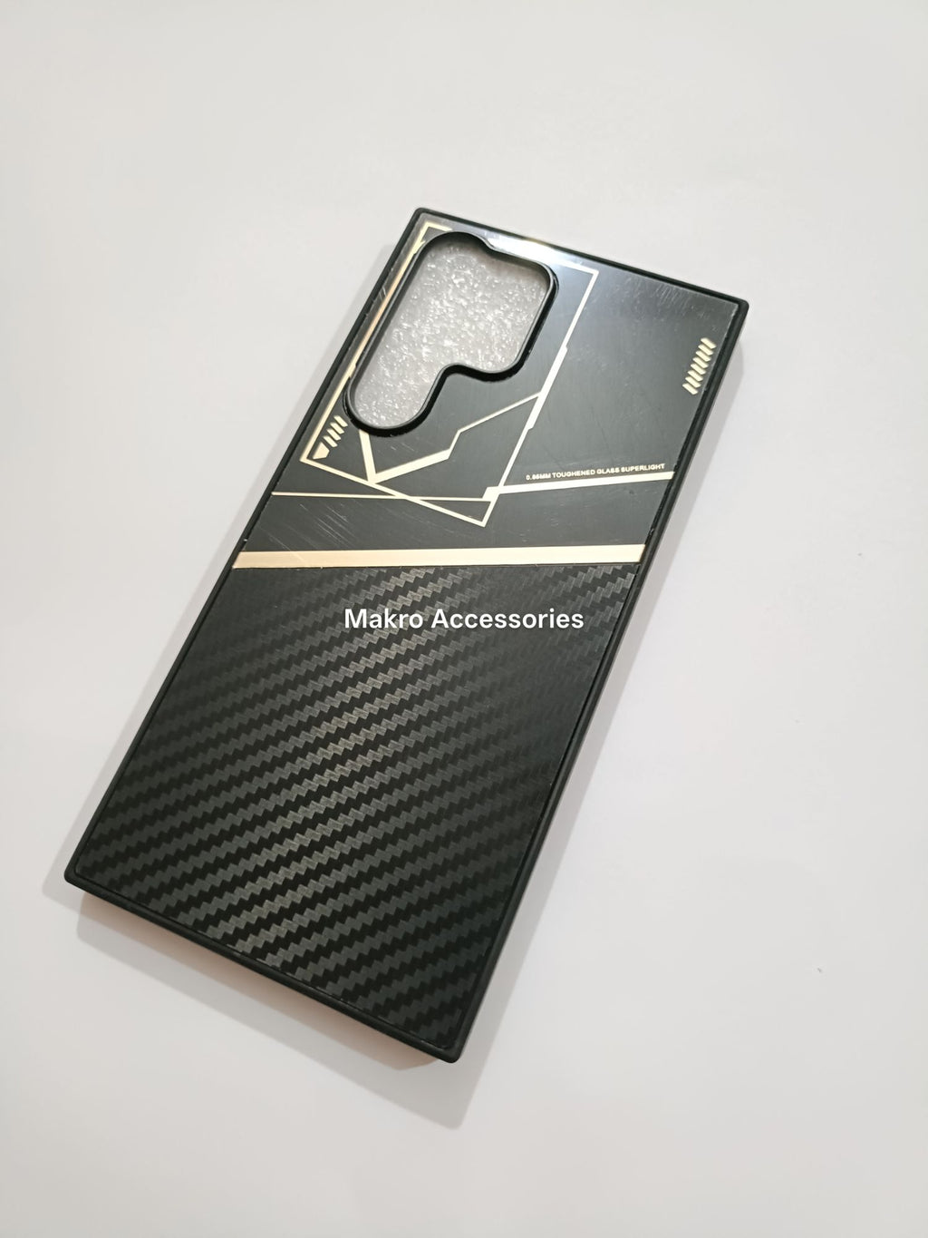 Samsung Galaxy S23 Ultra Premium Quality Carbon Fiber Prism Pulse back cover