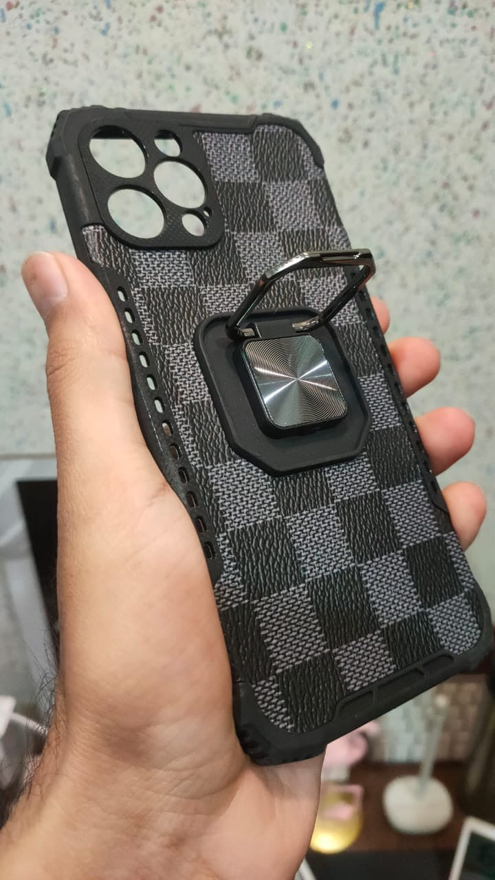 iPhone 12 Pro Max Shockproof Camera Protection Ring Holder Case