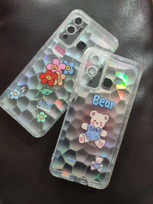 Infinix Hot 12 Play Fancy Soft TPU Transparent Random Design Back Cover